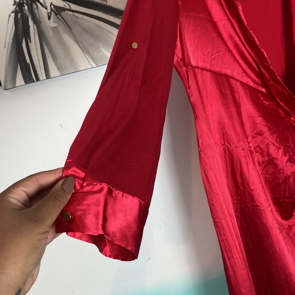 Juxlabel red plunging maxi dress - Picture 3 of 6